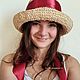 Шляпа "Одри" полями вниз из рафии. Шляпы. jute_moments/by Nadin Shcherbakova. Ярмарка Мастеров.  Фото №5