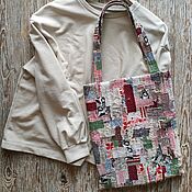 Сумки и аксессуары handmade. Livemaster - original item Shopping bag in boro technique. Handmade.