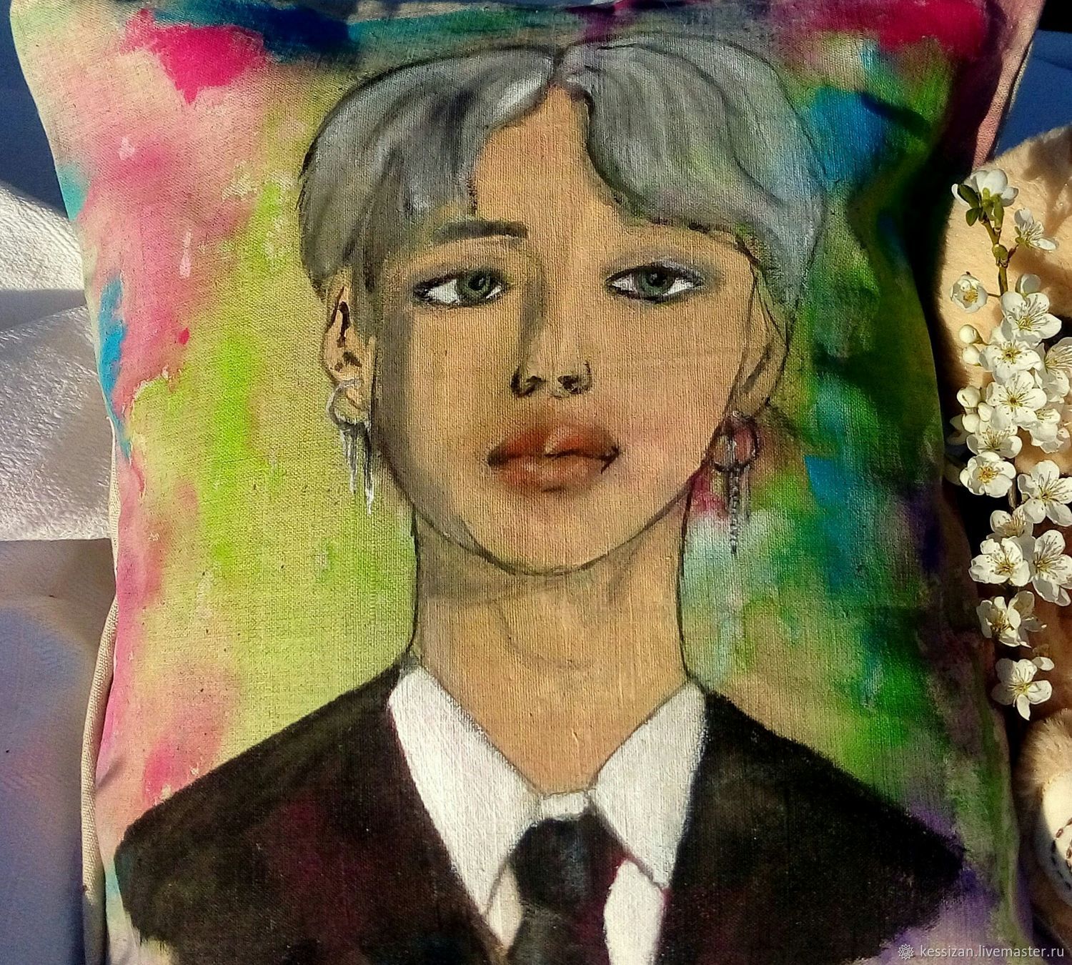 Чимин. BTS. Декоративная подушка купить в интернет-магазине Ярмарка ...