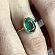 2,36 ct VS Natural Emerald in women's 585 Gold Ring. Rings. Bauroom - vedic jewelry & gemstones (bauroom). My Livemaster. Фото №5