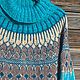 Knitted sweater 'Turquoise February'. Lopayesa. Sweaters. DominikaSamara. Online shopping on My Livemaster.  Фото №2