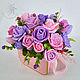 Букет цветов из мыла ручной работы "Розы Макси", Подарки на 8 марта, Москва,  Фото №1