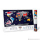 Map Of Travel Map Holiday World, Decor, Moscow,  Фото №1