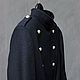 Women's black coat, demi-season, wool. Coats. EverSpring. Dresses and coats.. My Livemaster. Фото №5