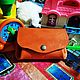 Minnik bag (wallet) made of Orange leather', Wallets, Liski,  Фото №1