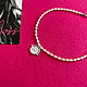 Triple Silver Choker Necklace. Necklace with natural pearls. Chokers. Only_you_byElena. My Livemaster. Фото №10