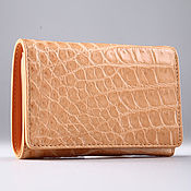 Сумки и аксессуары handmade. Livemaster - original item Women`s wallet made of genuine crocodile leather IMA0216UUL45. Handmade.