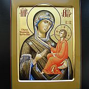Картины и панно handmade. Livemaster - original item Icon of the mother of God of Tikhvin (handwritten). Handmade.