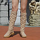 Order Demi-season boots ' Vika'. KnittedBoots. Livemaster. . High Boots Фото №3