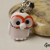 Украшения handmade. Livemaster - original item Owl pendant for charm bracelet. Handmade.