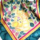 Shawl batik 'cats love' women's handkerchief with cats, Shawls1, Ramenskoye,  Фото №1