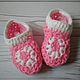 Slippers for girls, Babys bootees, St. Petersburg,  Фото №1