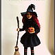 Original interior doll 'Witch-Halloween'. Dolls. Julia. My Livemaster. Фото №5