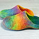 Order Felted Slippers. Saenko Natalya. Livemaster. . Slippers Фото №3