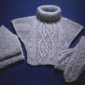 Аксессуары handmade. Livemaster - original item Women`s knitted set of accessories. Handmade.