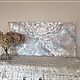 Абстракция в пастозной технике с серебром и золотом, Картины, Москва,  Фото №1