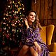 Purple Mary oversize dress'. Dresses. Alexandra Maiskaya. Online shopping on My Livemaster.  Фото №2
