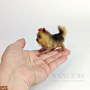 Сувениры и подарки handmade. Livemaster - original item Mini toys: Yorkshire Terrier. Handmade.