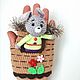 Finger theater Zayushkina hut house glove. Puppet show. sunnytoys-gifts. Online shopping on My Livemaster.  Фото №2