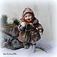 Cotton Christmas tree toy Dusya. Interior doll. Goog attik Laura 9437. Online shopping on My Livemaster.  Фото №2