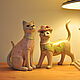 Статуэтка кошка в майке в стиле прованс. Статуэтки. Винтажный бутик Joséphine. Ярмарка Мастеров.  Фото №6
