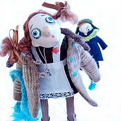 Для дома и интерьера handmade. Livemaster - original item Doll girl Octobrist younger brother. Handmade.