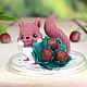 Order Gift soap in the dome Squirrel with nuts. Soap-making workshop. Livemaster. . Soap Фото №3