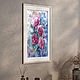 Картина акварелью с цветами красными розами "В розовом саду". Картины. KatrinColourArt |Картины от Катерины. Ярмарка Мастеров.  Фото №4