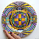 'Esmeralda ciudad ' Plato decorativo-pintado a mano. Plates. Art by Tanya Shest. Интернет-магазин Ярмарка Мастеров.  Фото №2
