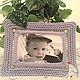 Crocheted Photo Frame for Cosy Nursery, Photo frames, Moscow,  Фото №1
