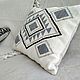 Order Decorative pillow 'Diamonds'. текстиль для дома и отдыха DUNE&PINE. Livemaster. . Pillow Фото №3