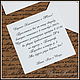Invitation envelope 'Minimalism'. Invitations. Nadezhda (Nk2907). My Livemaster. Фото №4