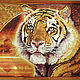 Тигр картина, акрил, Картины, Санкт-Петербург,  Фото №1