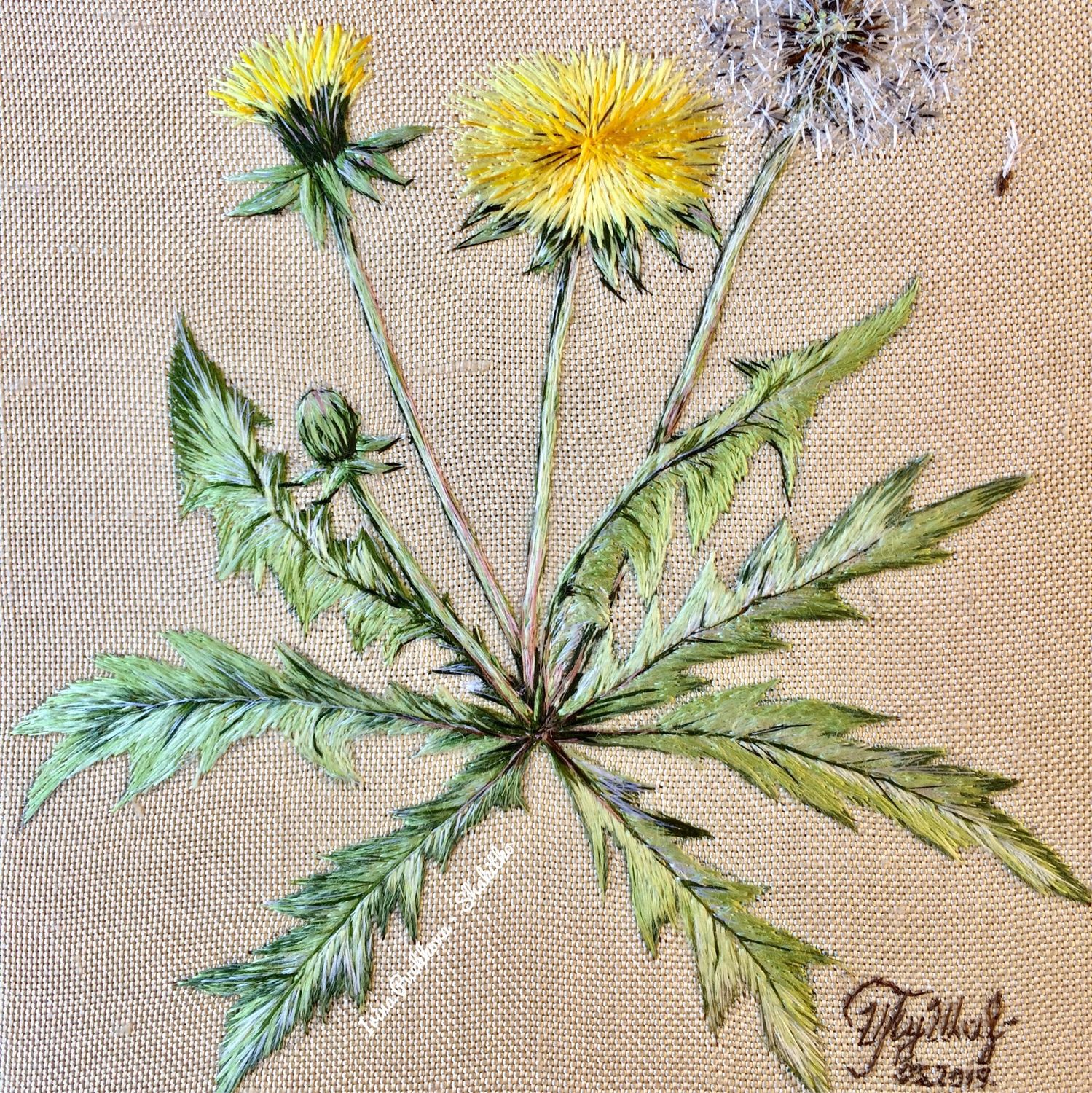 dandelion-satin-stitch-pattern