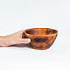 Deep wooden cedar plate (children's set) 130 mm. T152. Children\'s tableware. ART OF SIBERIA. My Livemaster. Фото №4