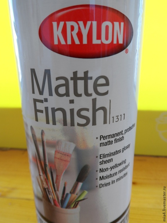 KRYLON Matte Finish, Аэрозольное покрытие, ЗАЩИТНЫЙ ЛАК в интернет