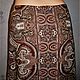 Order Maxi skirt (floor length) made of 'Spanish' shawls (chocolate. NicoLeTTe. Livemaster. . Skirts Фото №3