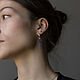 Earrings 'Keys' Silver, hot enamel. Earrings. stepan-klimov. Online shopping on My Livemaster.  Фото №2