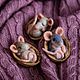 Мышки-малышки из шерсти 2020г, купить в интернет-магазине в Москве, Мягкие игрушки, Набережные Челны,  Фото №1