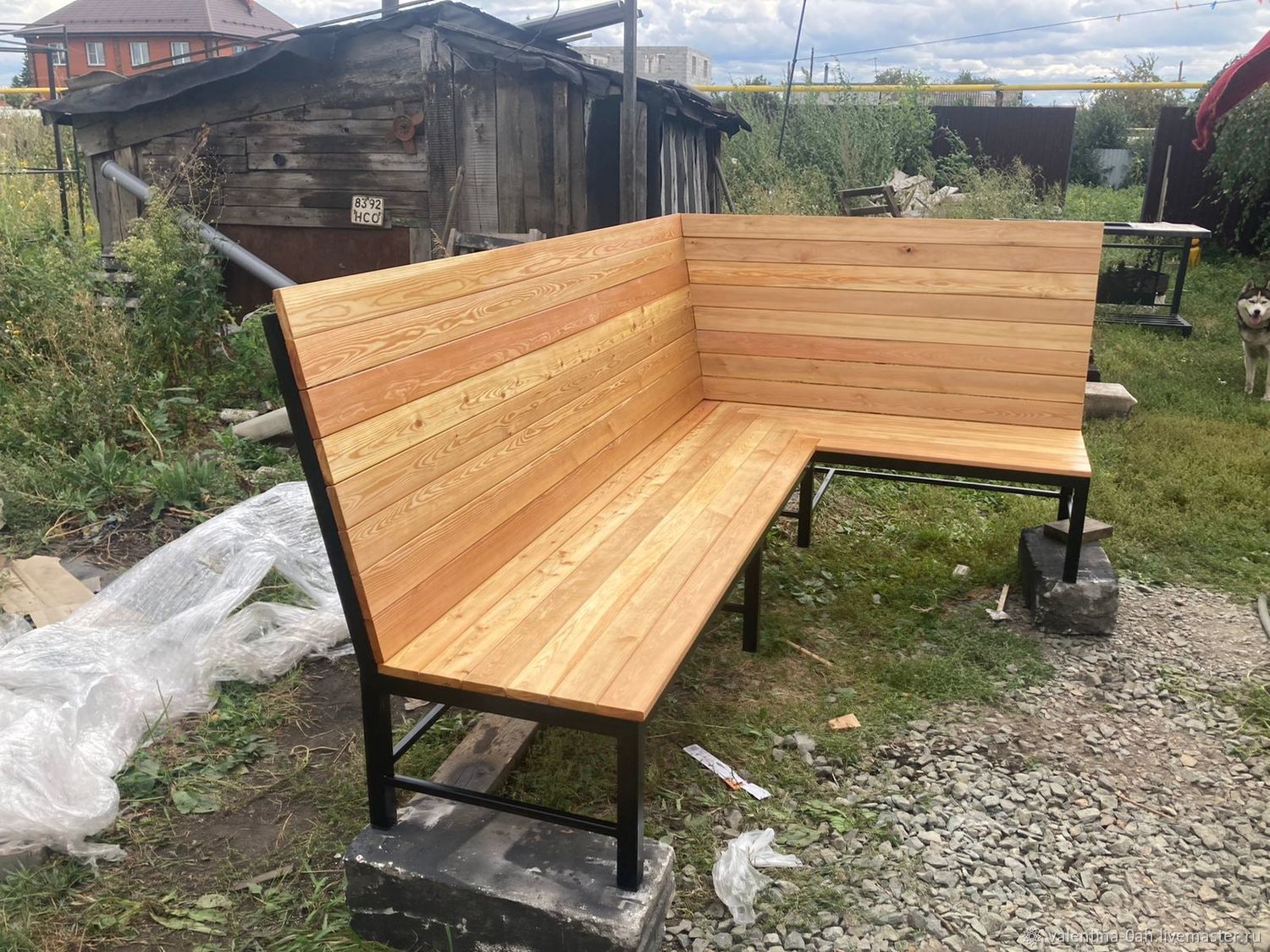 Скамейки для сада: Большая скамейка в интернет-магазине на Ярмарке ...