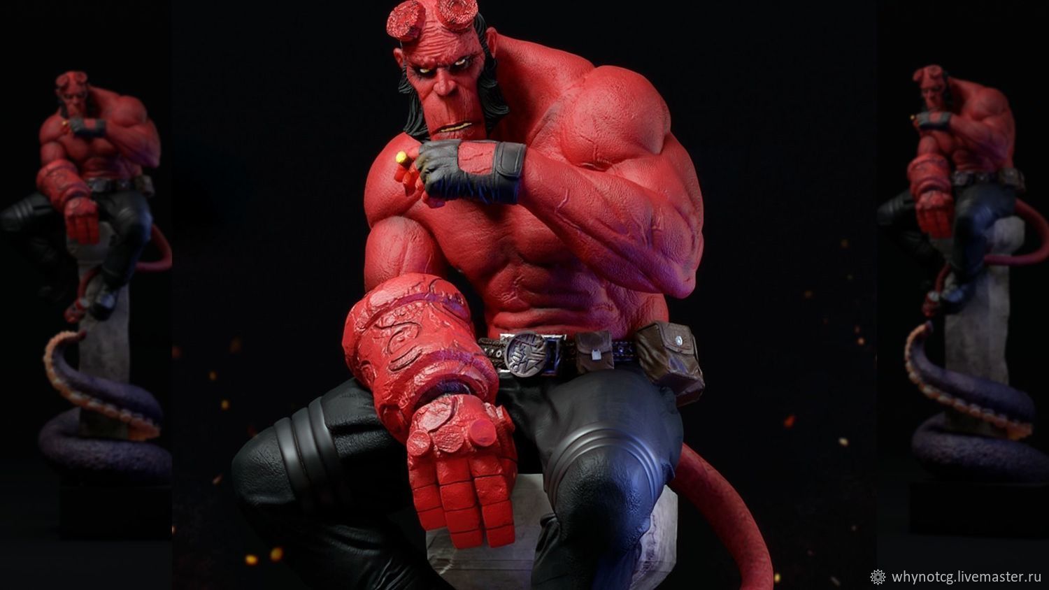 Фигурка Хеллбой, статуэтка (Hellboy) в интернет-магазине Ярмарка Мастеров  по цене 3300 ₽ – U76R8RU | Статуэтка, Кострома - доставка по России