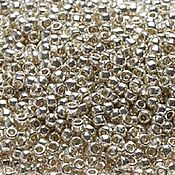 Материалы для творчества handmade. Livemaster - original item 10gr seed Beads Toho 11/0 PF558 aluminium Japanese beads TOHO galvanized. Handmade.