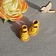 Order Sandals for doll ob11 color - bright yellow18mm. Olga Safonova. Livemaster. . Clothes for dolls Фото №3