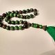 Muslim prayer beads from Ruby zoisite (anyolite). Rosary. Rimliana - the breath of the nature. Online shopping on My Livemaster.  Фото №2