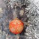 New year's ball ' Russian patterns'. Christmas decorations. Svetlana Svetlankina. Online shopping on My Livemaster.  Фото №2