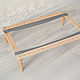 Frame for embroidery on legs 60h40 with gray ribbon, Embroidery tools, Moscow,  Фото №1