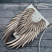 Сумки и аксессуары handmade. Livemaster - original item Crossbody bag with angel wings. Handmade.