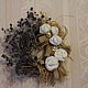 Wreath-amulet. thistle.oregano. lyko. linen roses. Wreaths. Ekostil. My Livemaster. Фото №5
