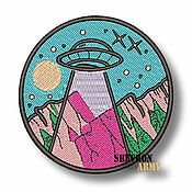 Материалы для творчества handmade. Livemaster - original item Cool patch on UFO UFO clothing. Handmade.