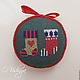 Embroidered needle cases. Christmas decorations. Cross stitch and beads!. My Livemaster. Фото №6